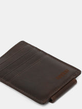 Spykar Men Brown Leather Money Clips