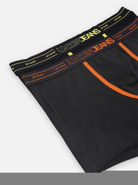 Underjeans by Spykar Men Premium Pack of 2 Navy - Dark Grey Trunk