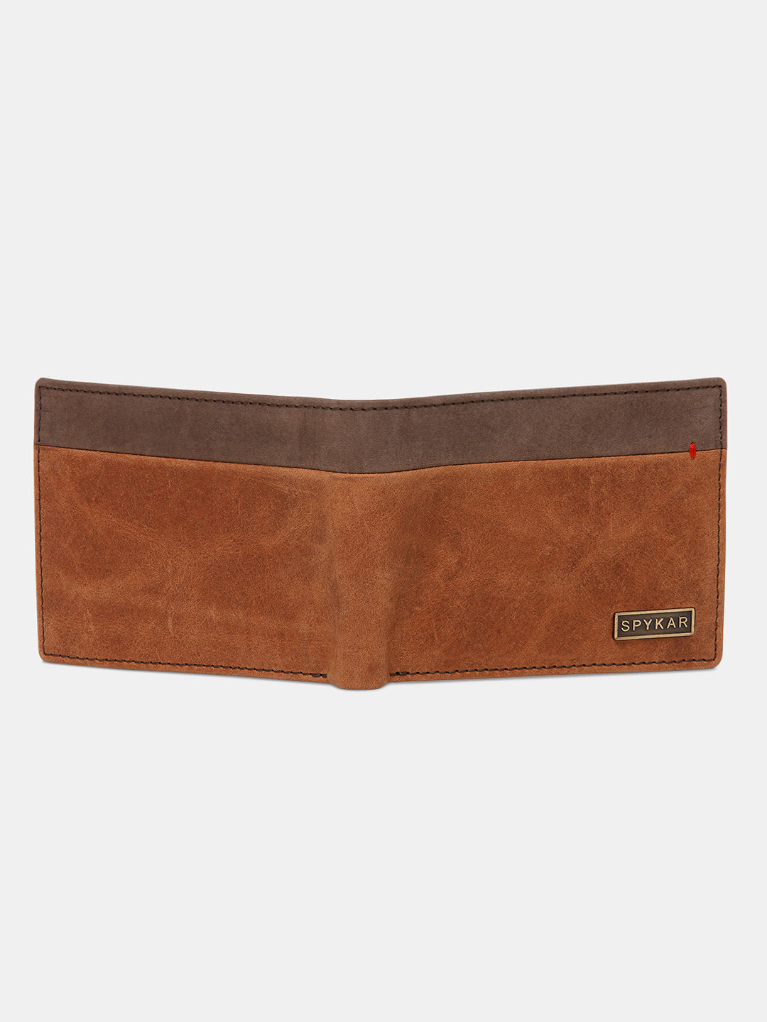 Spykar Men Brown Leather Wallet