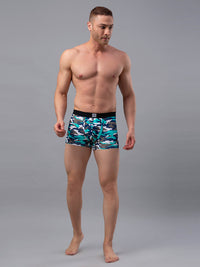 Men Premium Camo 2 Cotton Blend Trunk- Underjeans By Spykar