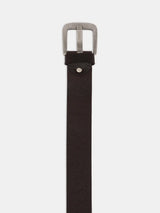 Spykar Black Leather Belt & Wallet Combo