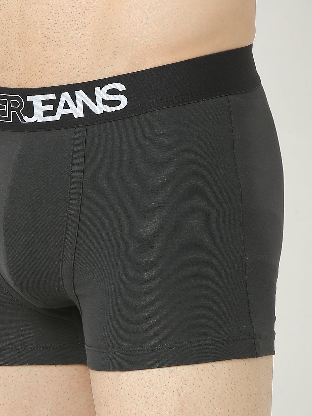 Underjeans By Spykar Men Premium Dk Grey Trunk Pack Of 2