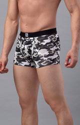 Underjeans By Spykar Men Multicolour Printed Trunks