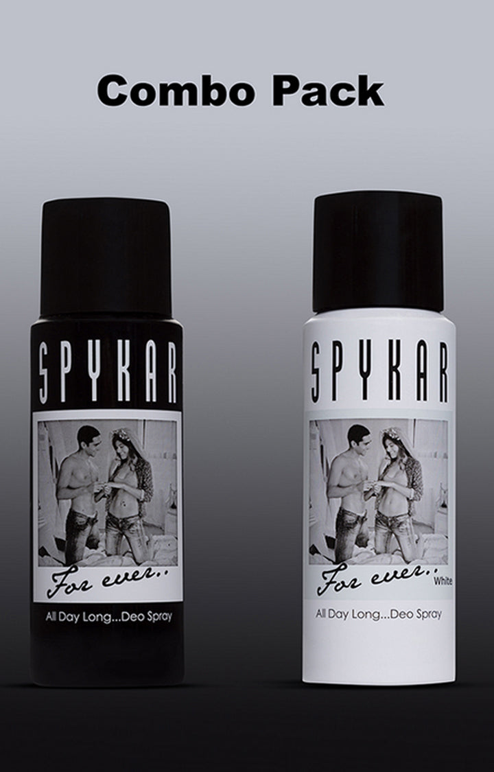 Spykar For Black & White No Gas Spray Deodorant - Pack Of 2