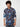 Spykar Men Indigo Blue Viscose Regular Slim Fit Full Sleeve Causal Printed Shirt
