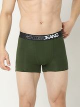 Underjeans By Spykar Men Premium Olive Trunk Pack Of 2