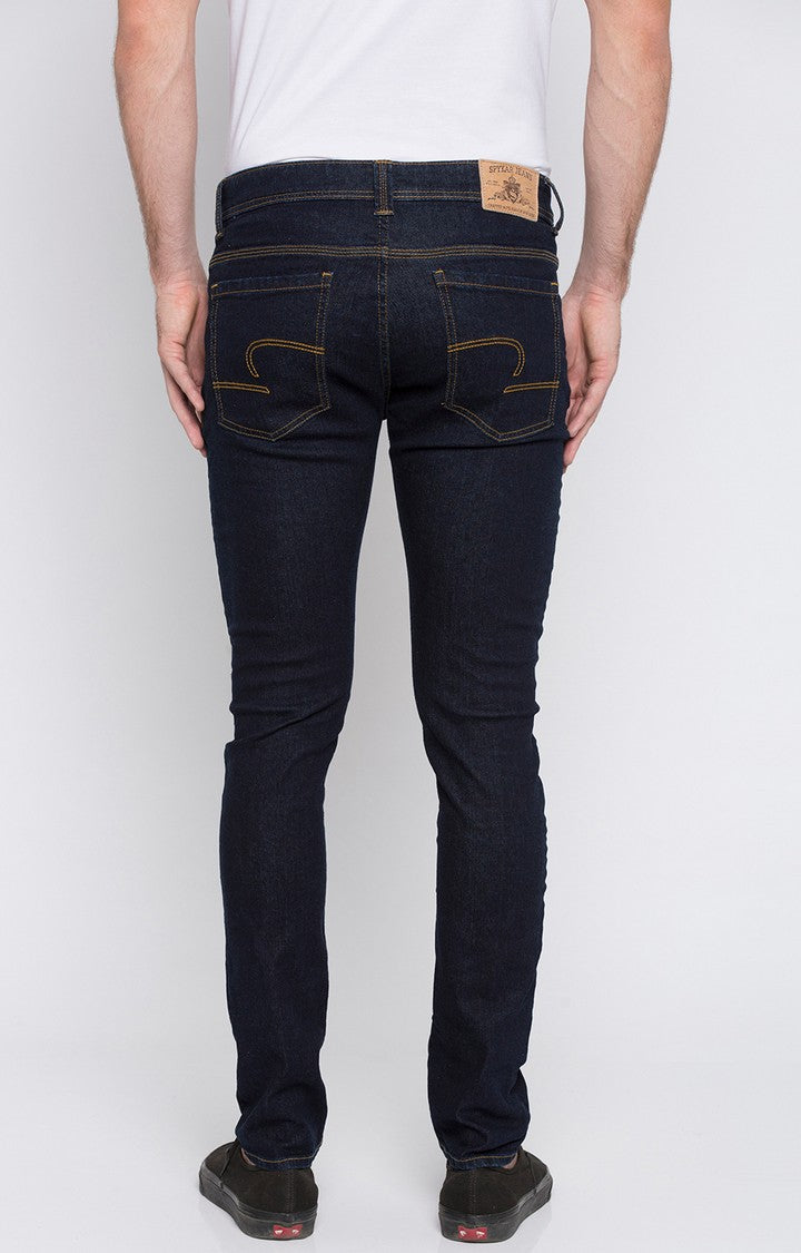 Spykar Men Cotton Low-Rise Skinny Jeans