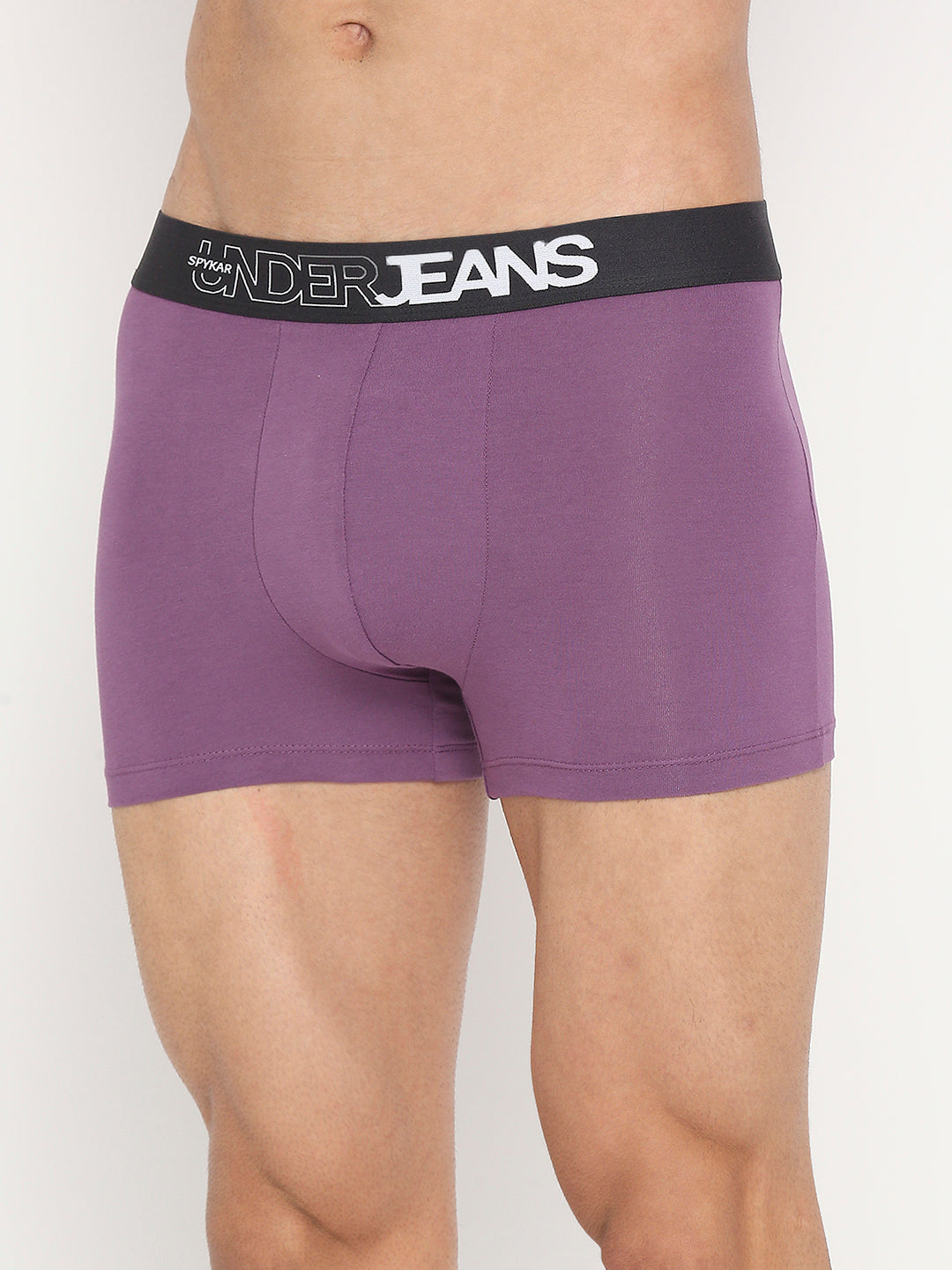 Underjeans by Spykar Men Premium Dull Purple Cotton Blend Brief -  ujnpbs021dullpurple