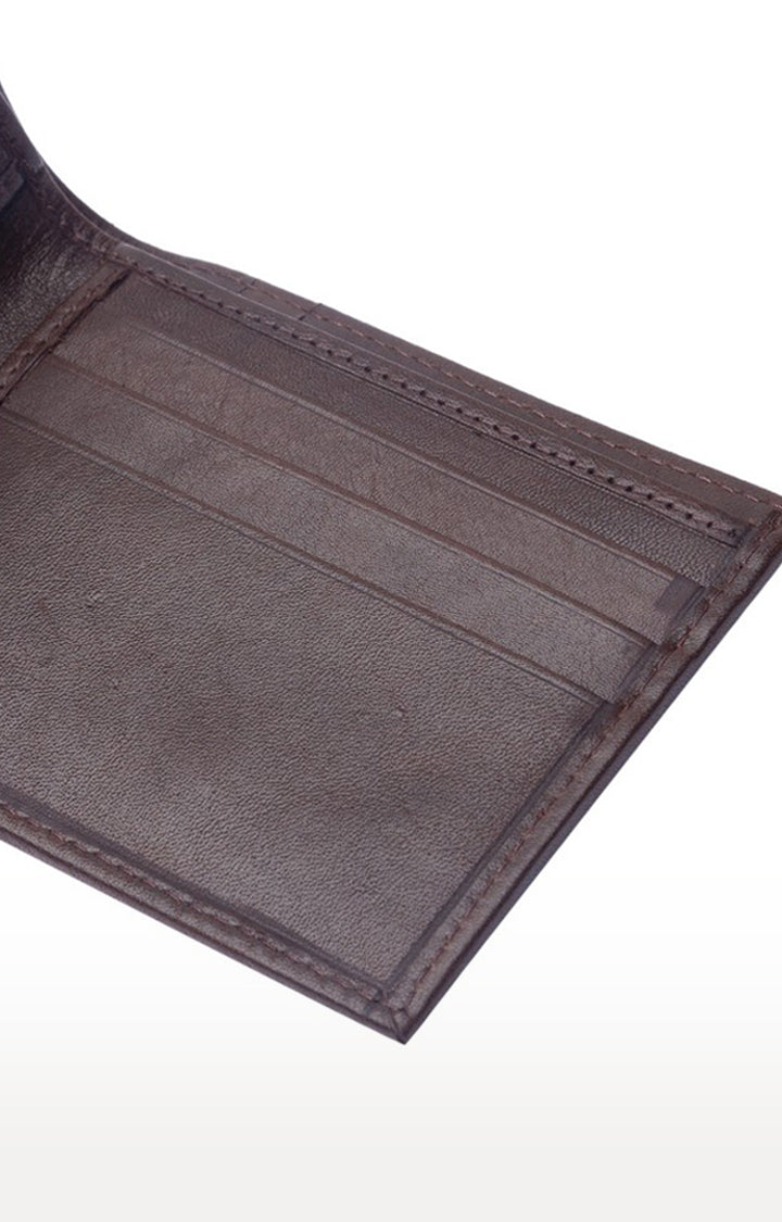 Spykar Men Brown Genuine Leather Wallet