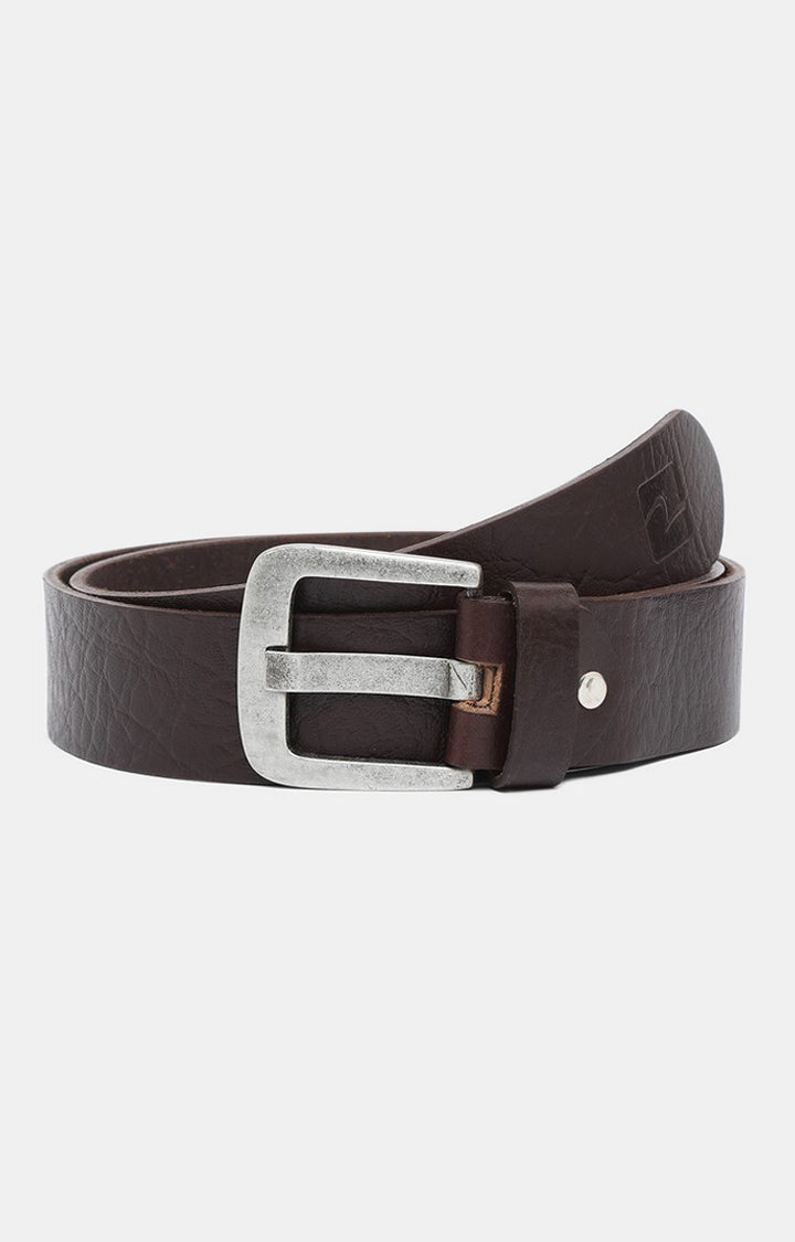 Spykar Men Leather Brown Belt