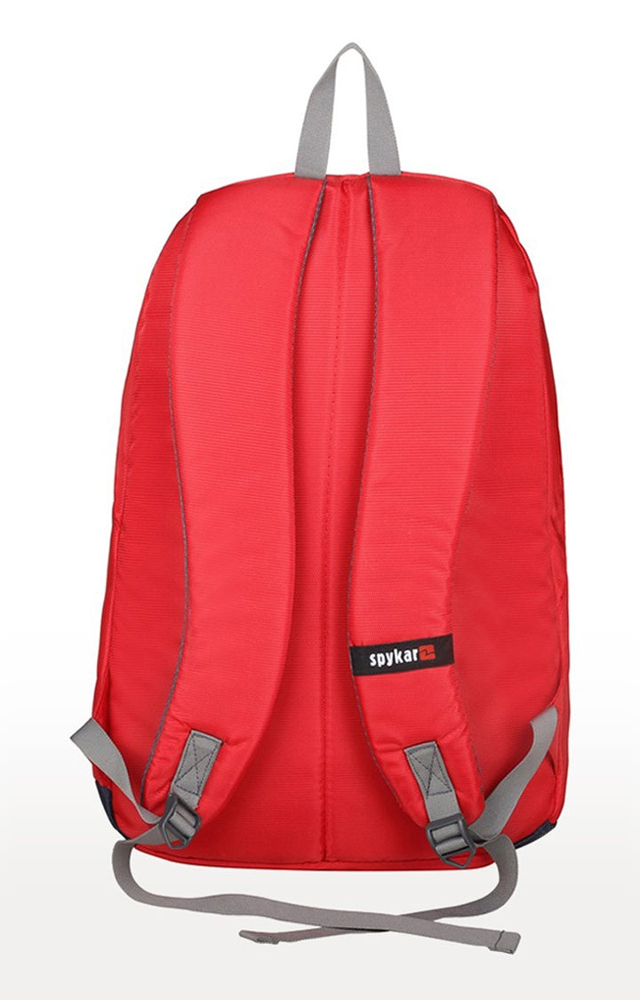 Spykar Red Printed Backpack