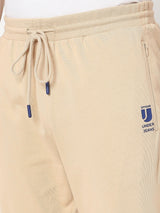 Underjeans by Spykar Men Premium Knitted Beige Pyjama