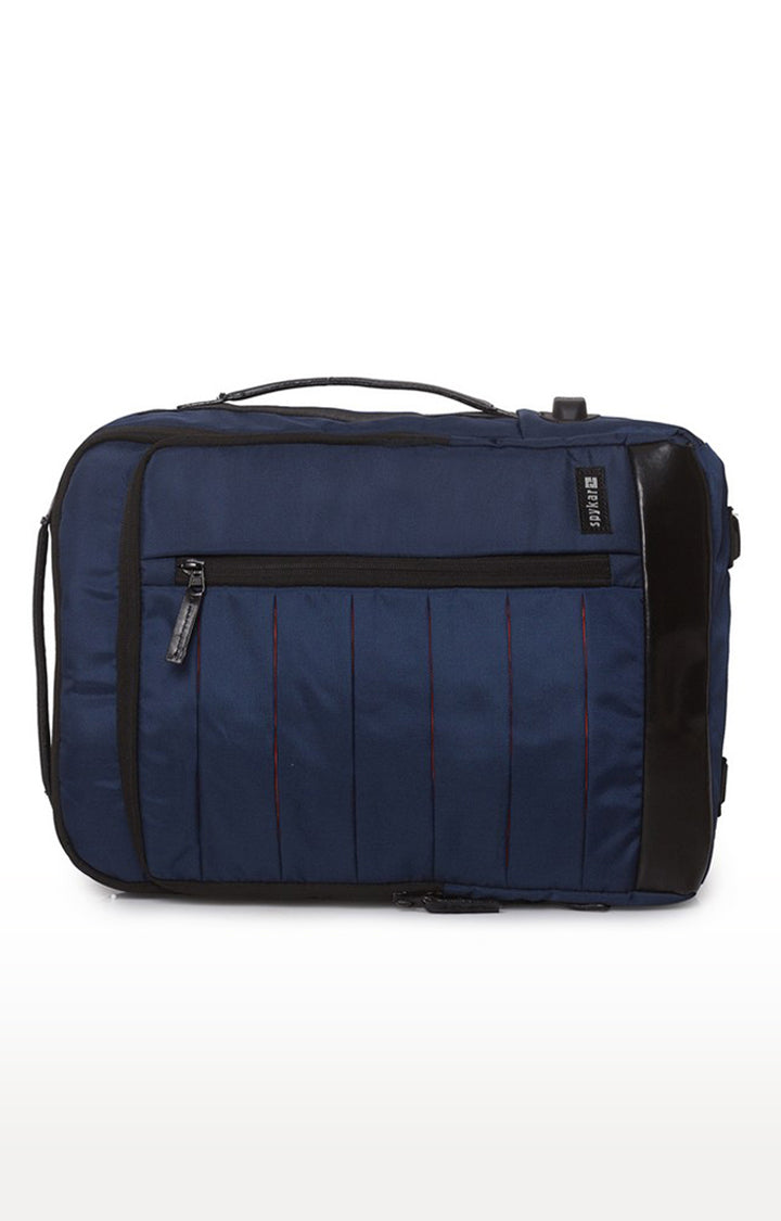 Spykar Blue Polyster Backpack