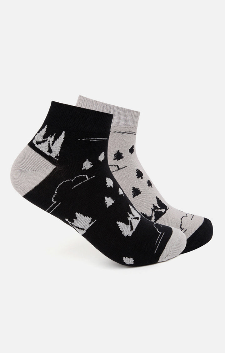 Spykar Cotton Grey Socks