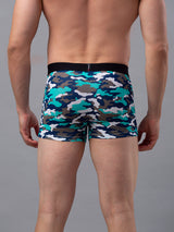 Men Premium Cotton Blend Camo 2 Trunk - (Pack Of 2)- Underjeans By Spykar