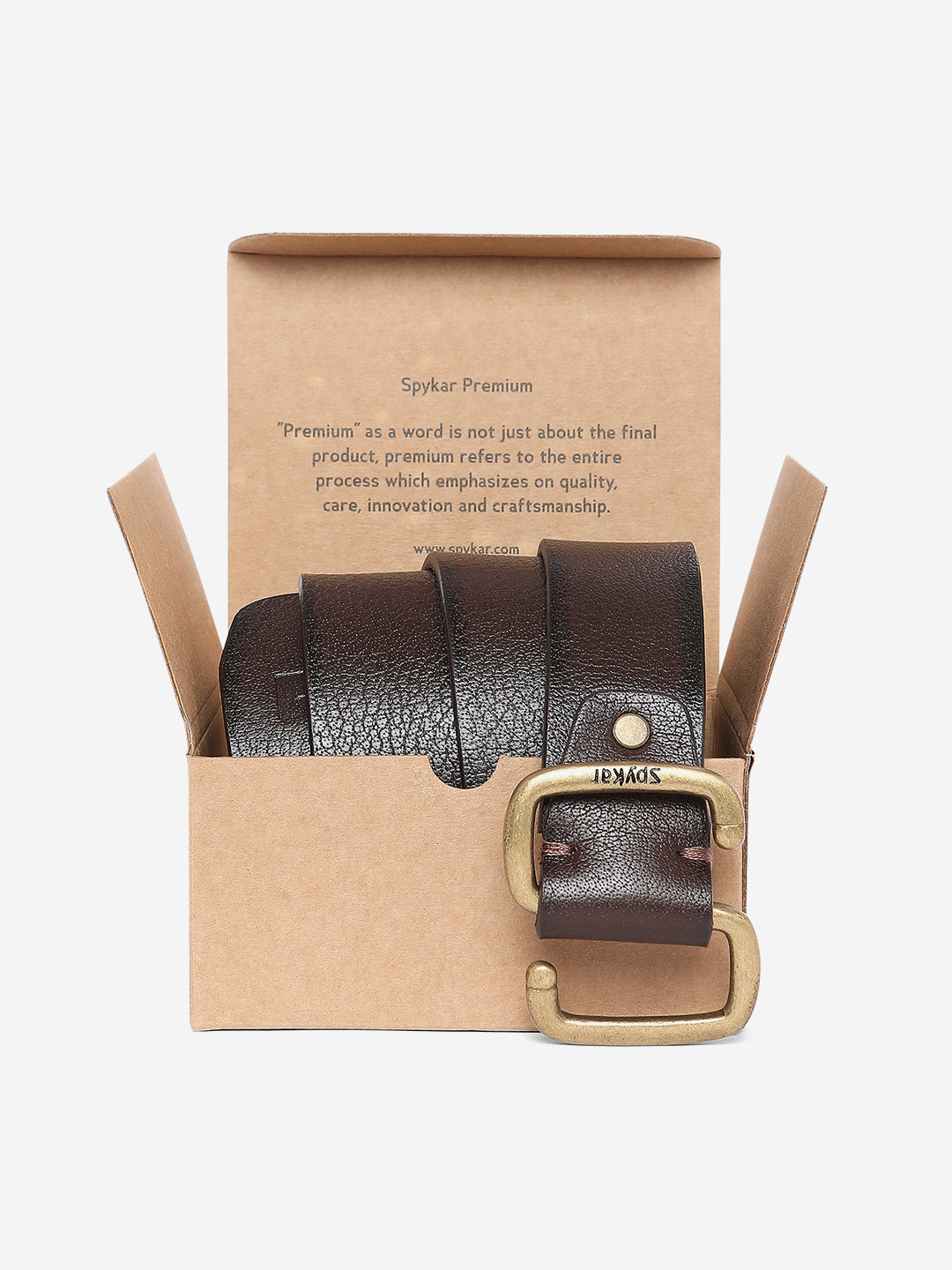 Spykar Men Brown Leather Belt