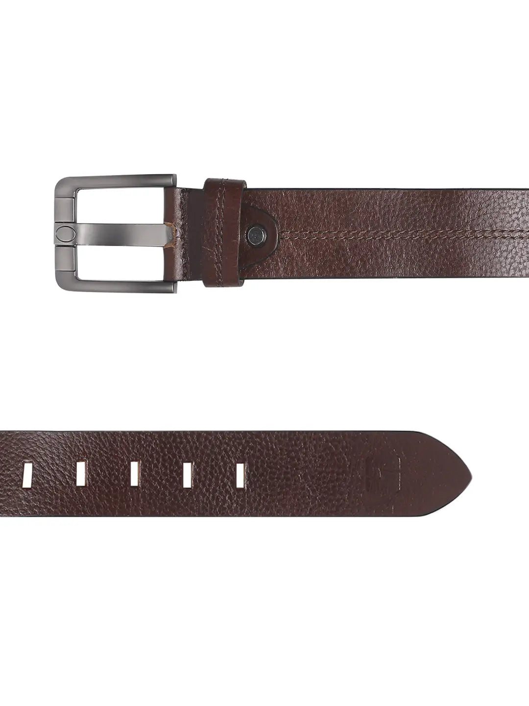 Spykar Men Brown Leather Belt