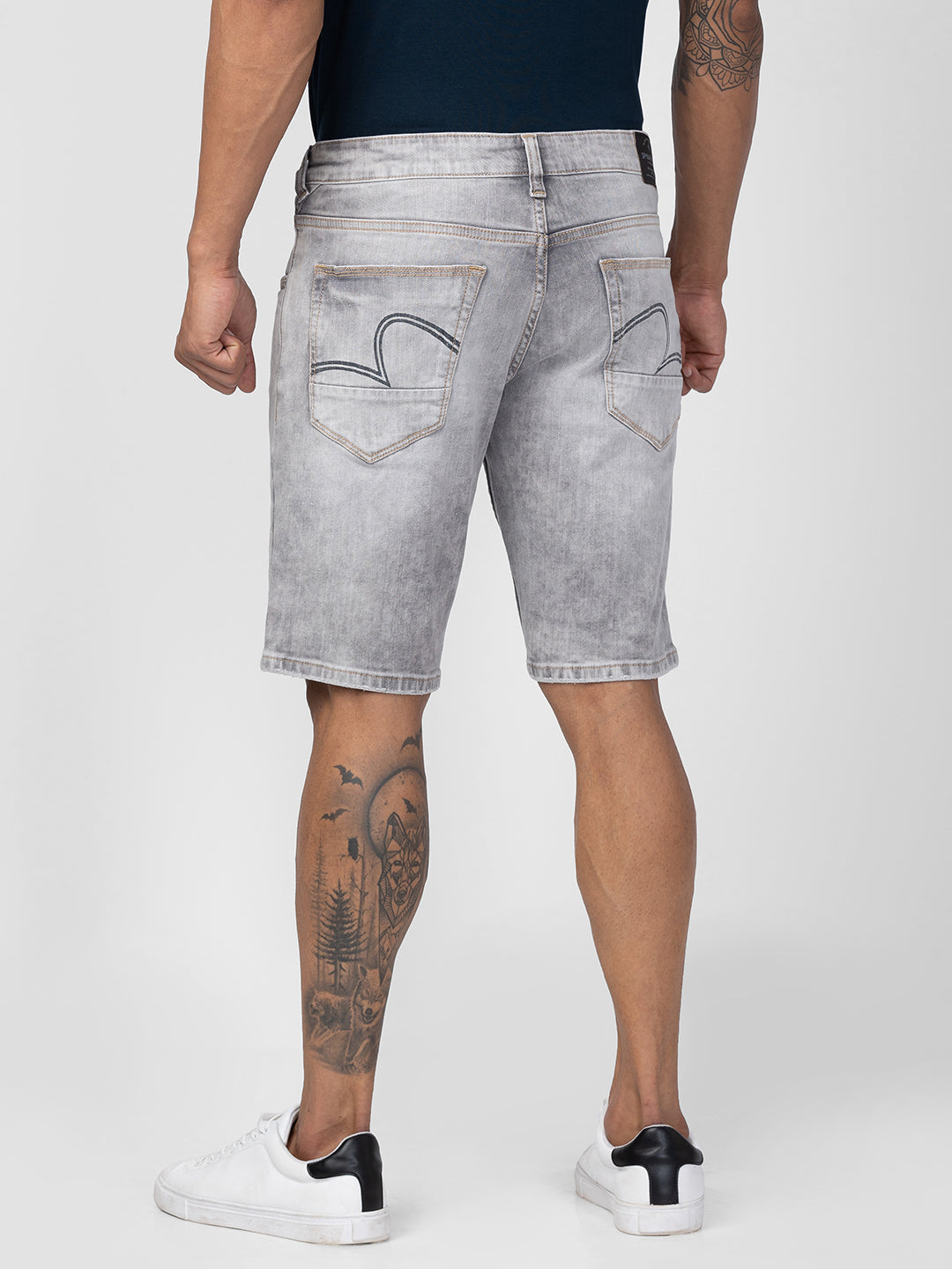 Extra Slim Fit Men's Jean Shorts -S3DY05Z8-309 - S3DY05Z8-309 - LC Waikiki