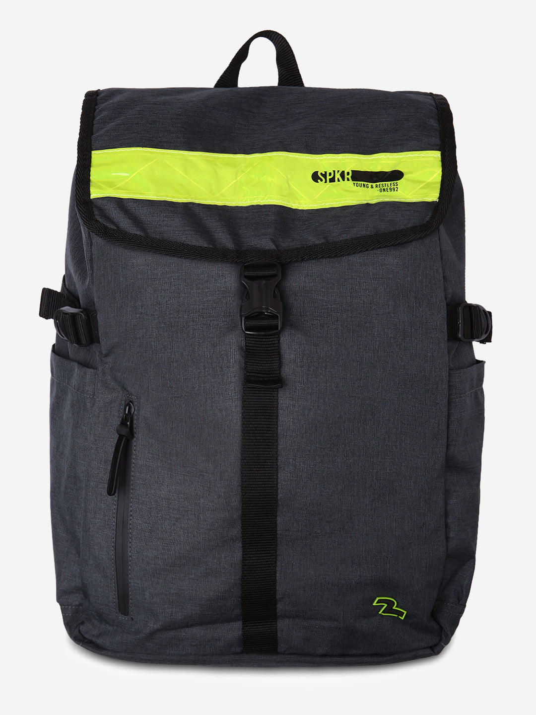 Spykar Dark Grey Casual Traveler Backpack