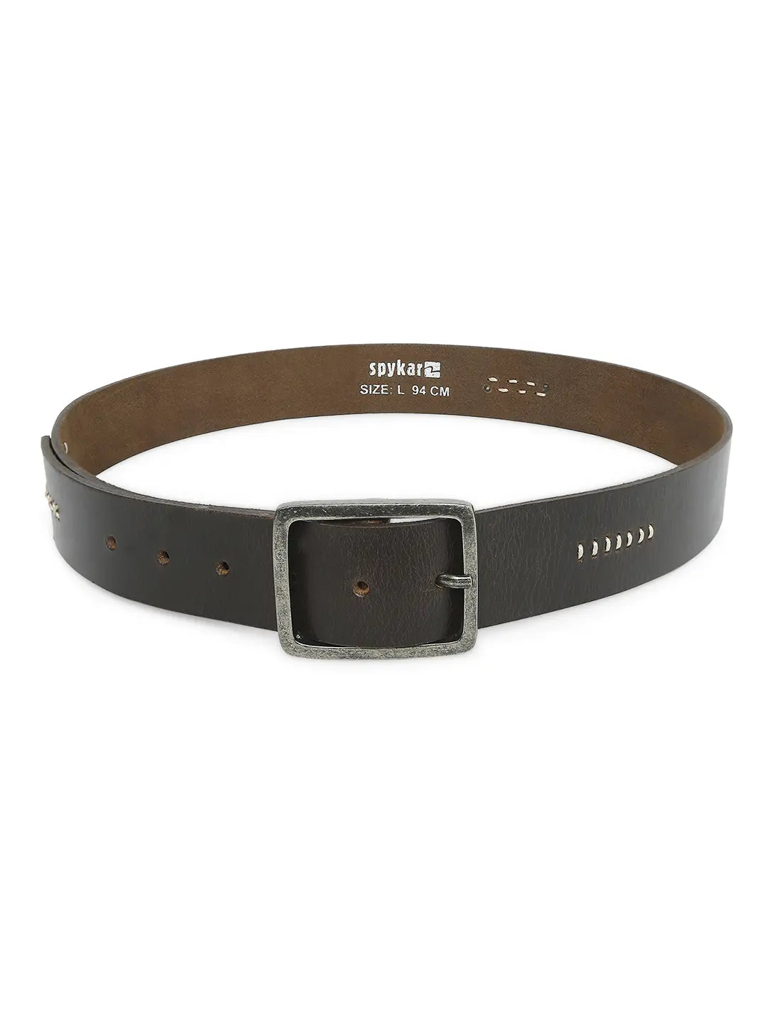 Spykar Men Brown Leather Belt