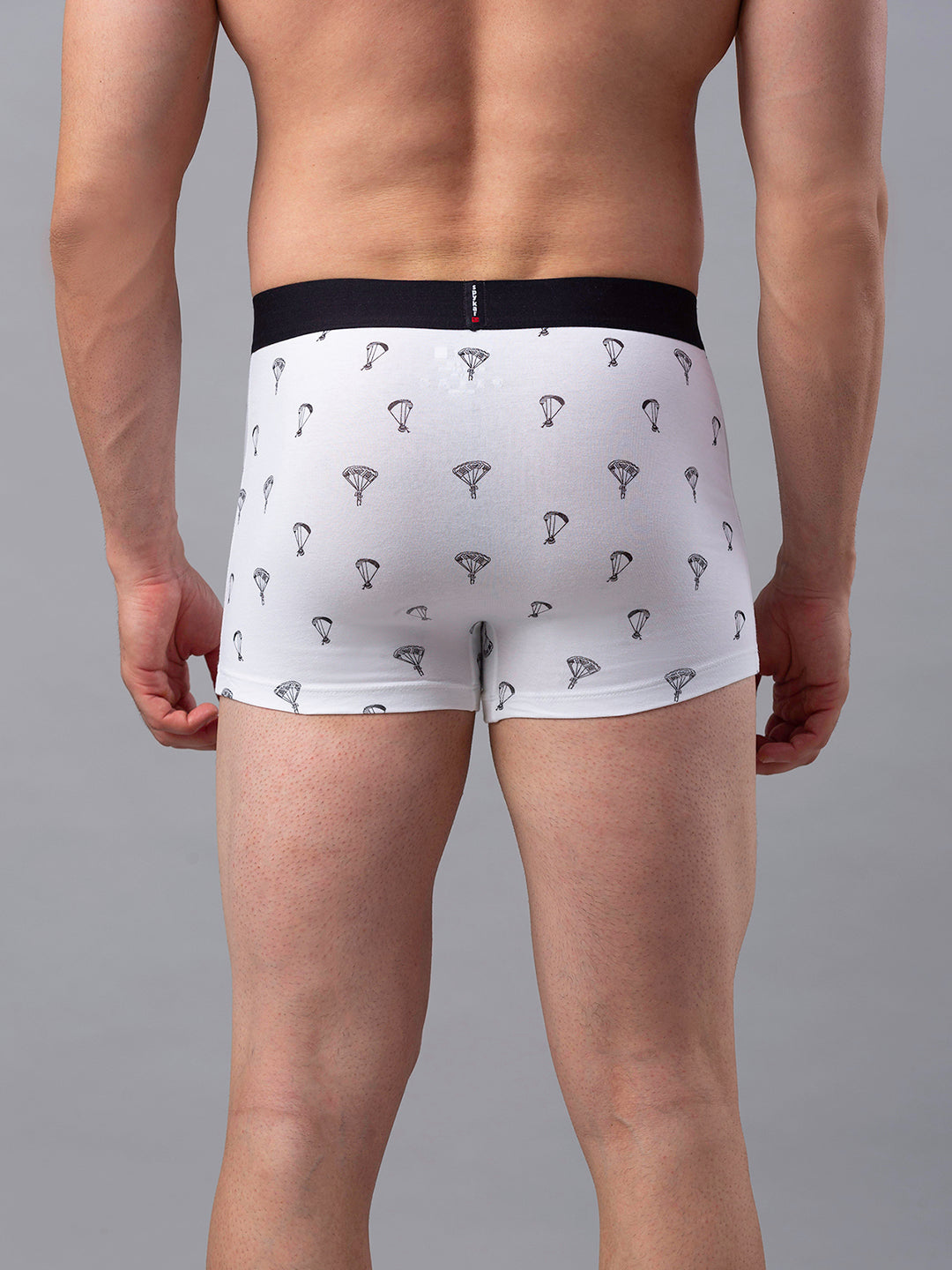 Underjeans By Spykar Men Cotton Blend White Trunk