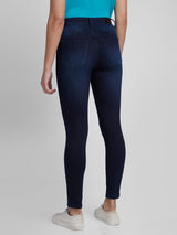 Spykar Women Dark Blue Lycra Skinny Fit Regular Length Jeans (Adora)