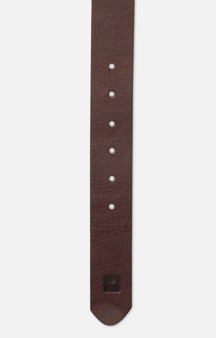 Spykar Men Brown Genuine Leather Belt