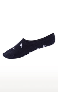 Spykar Navy and Grey Printed Socks - Pair Of 2