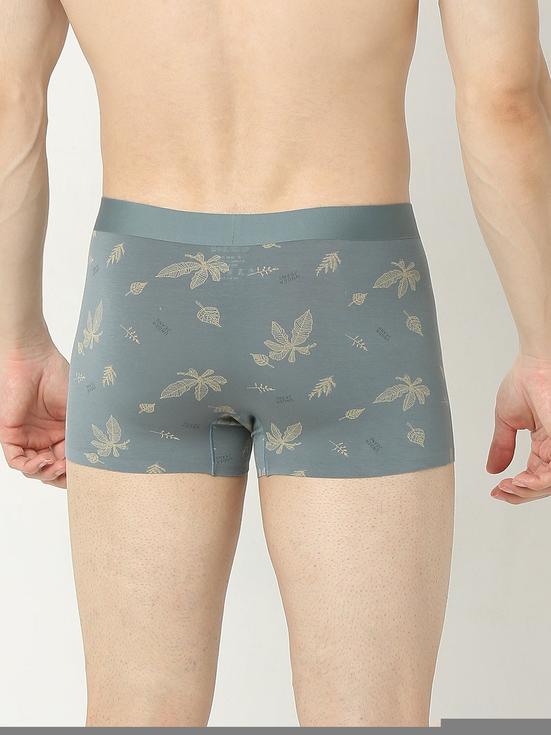 Underjeans by Spykar Men Super Premium Bonded Elastic MD. Blue Trunk