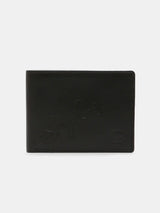 Spykar Black Leather Belt & Wallet Combo