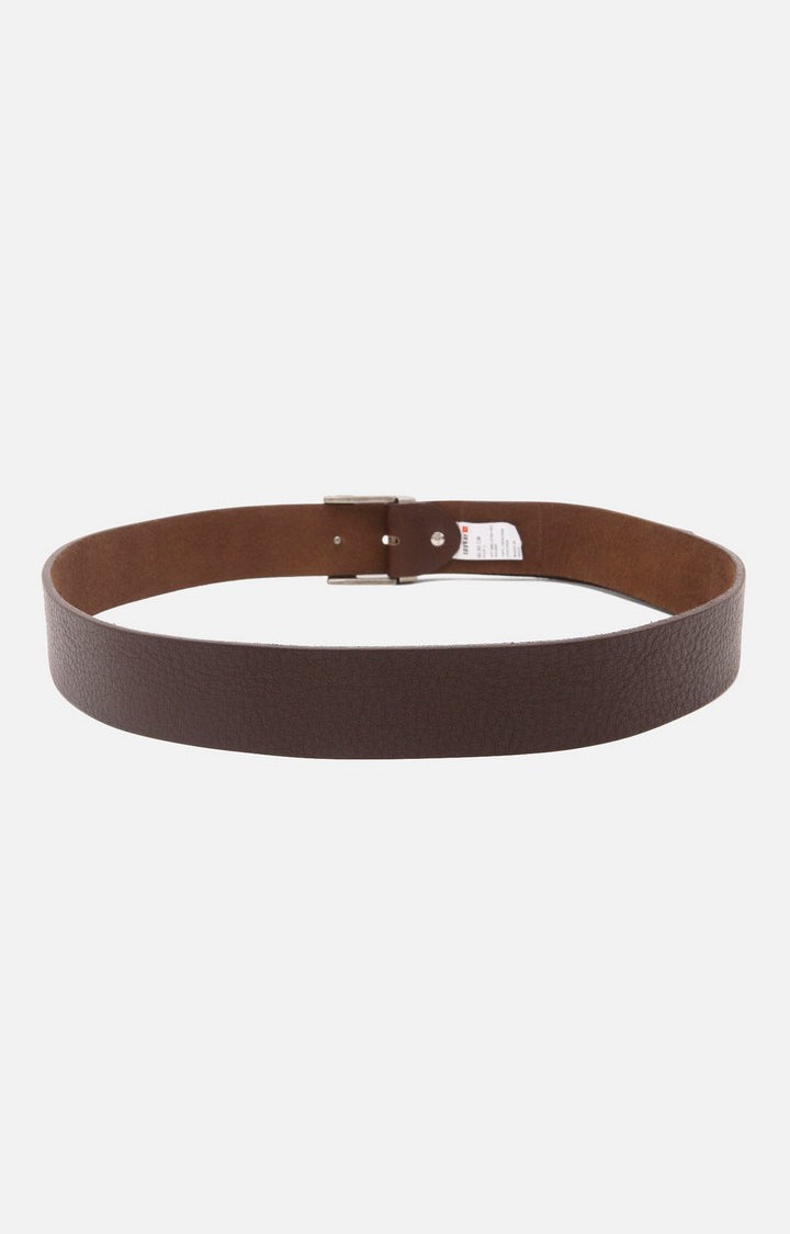 Spykar Men Brown Genuine Leather Belt