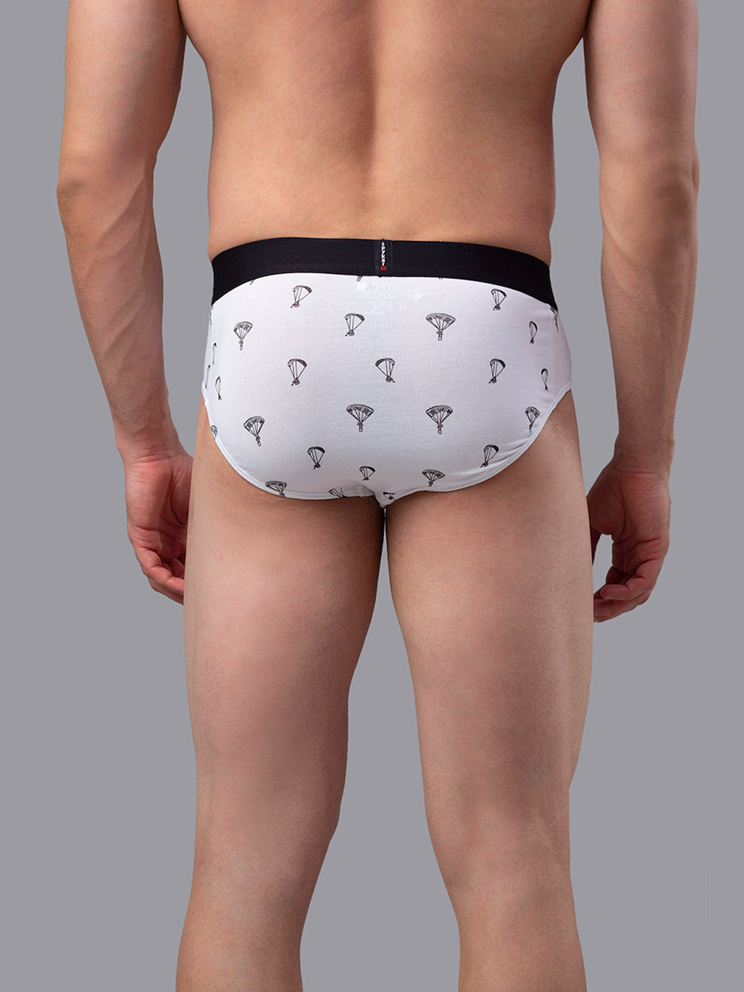 Underjeans By Spykar Men Cotton Blend White Brief