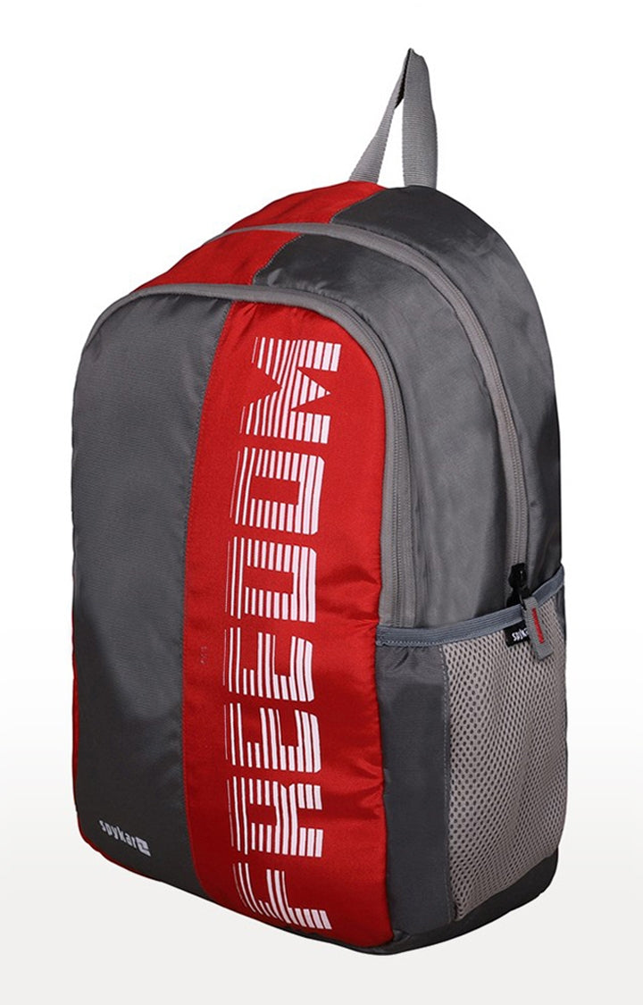 Spykar Red Printed Backpack