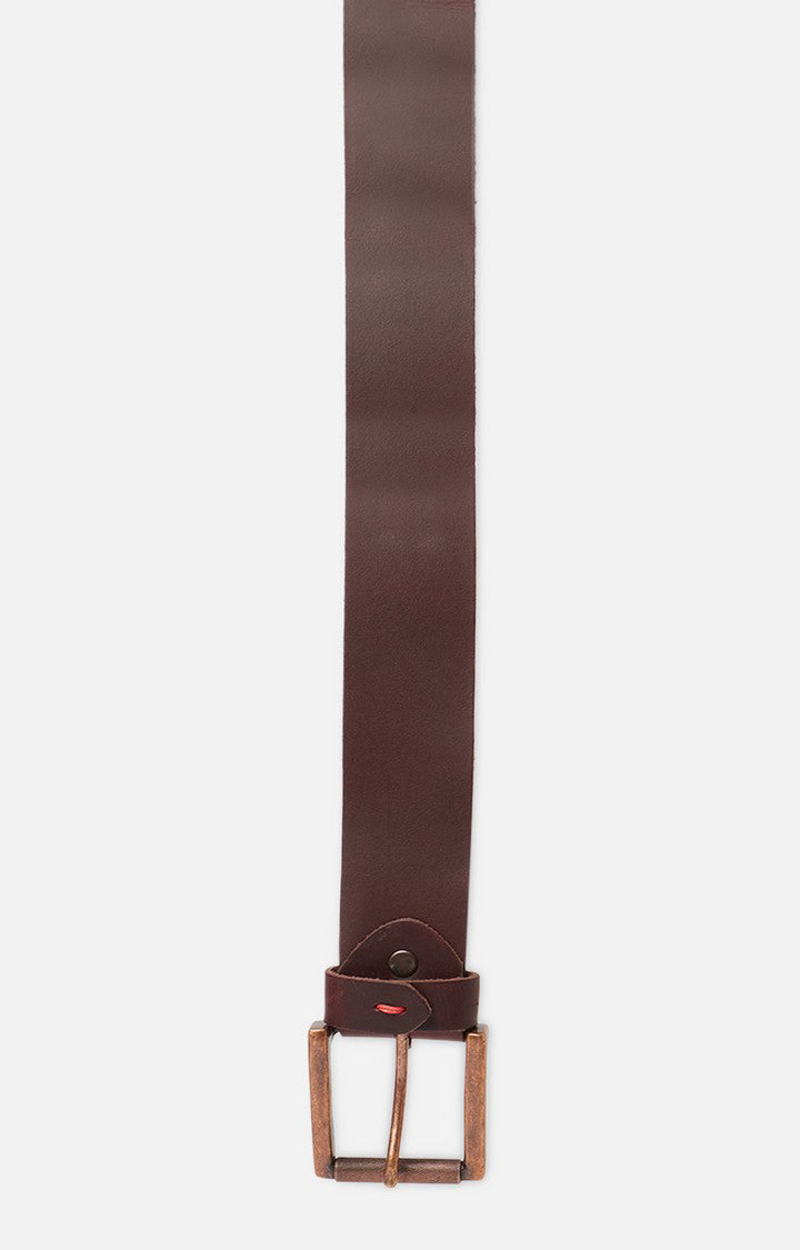 Spykar Men Purple Genuine Leather Belt