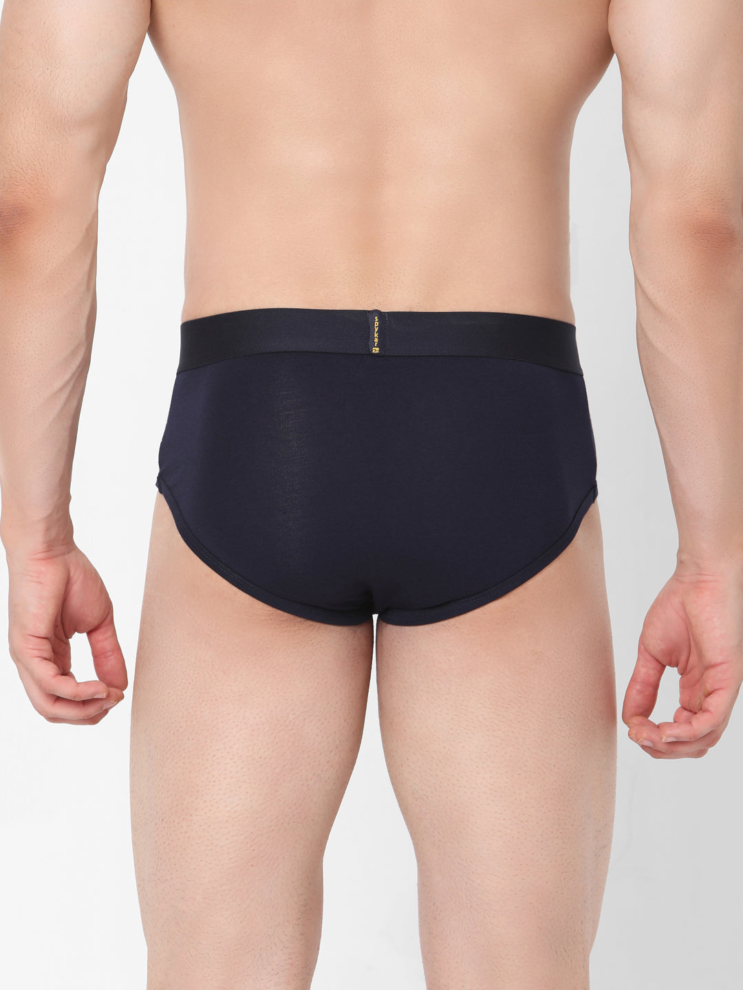Underjeans By Spykar Men Premium Cotton Blend Navy Brief