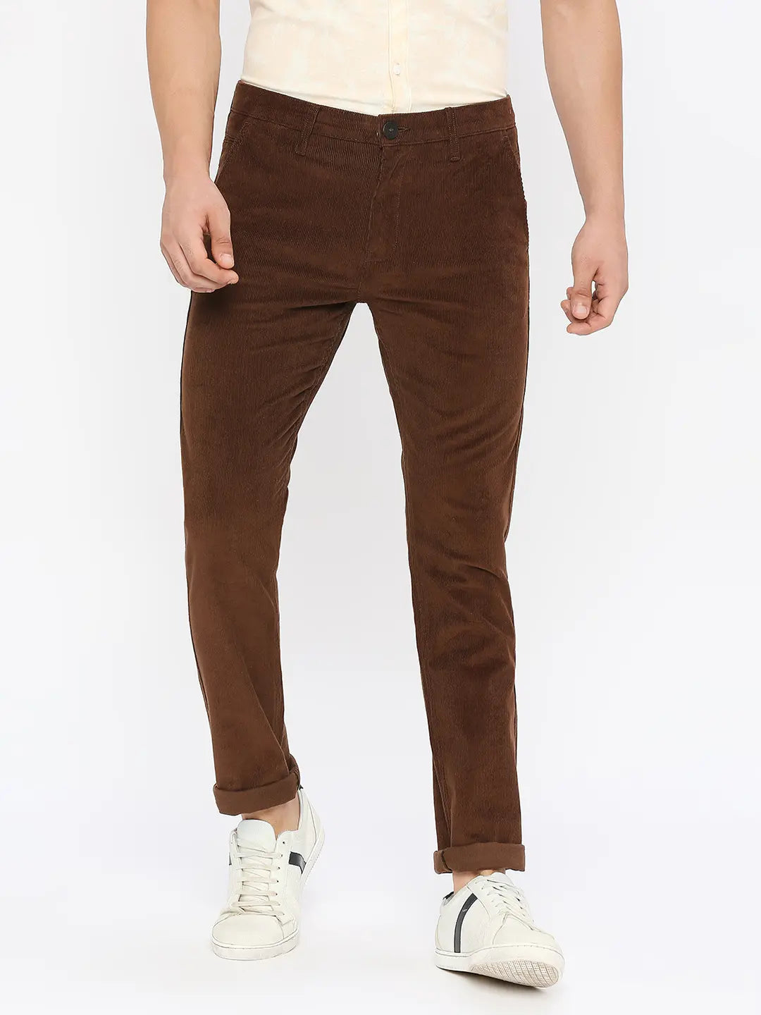 Coffee Brown Elasticated Straight Trousers – The Ambition Collective