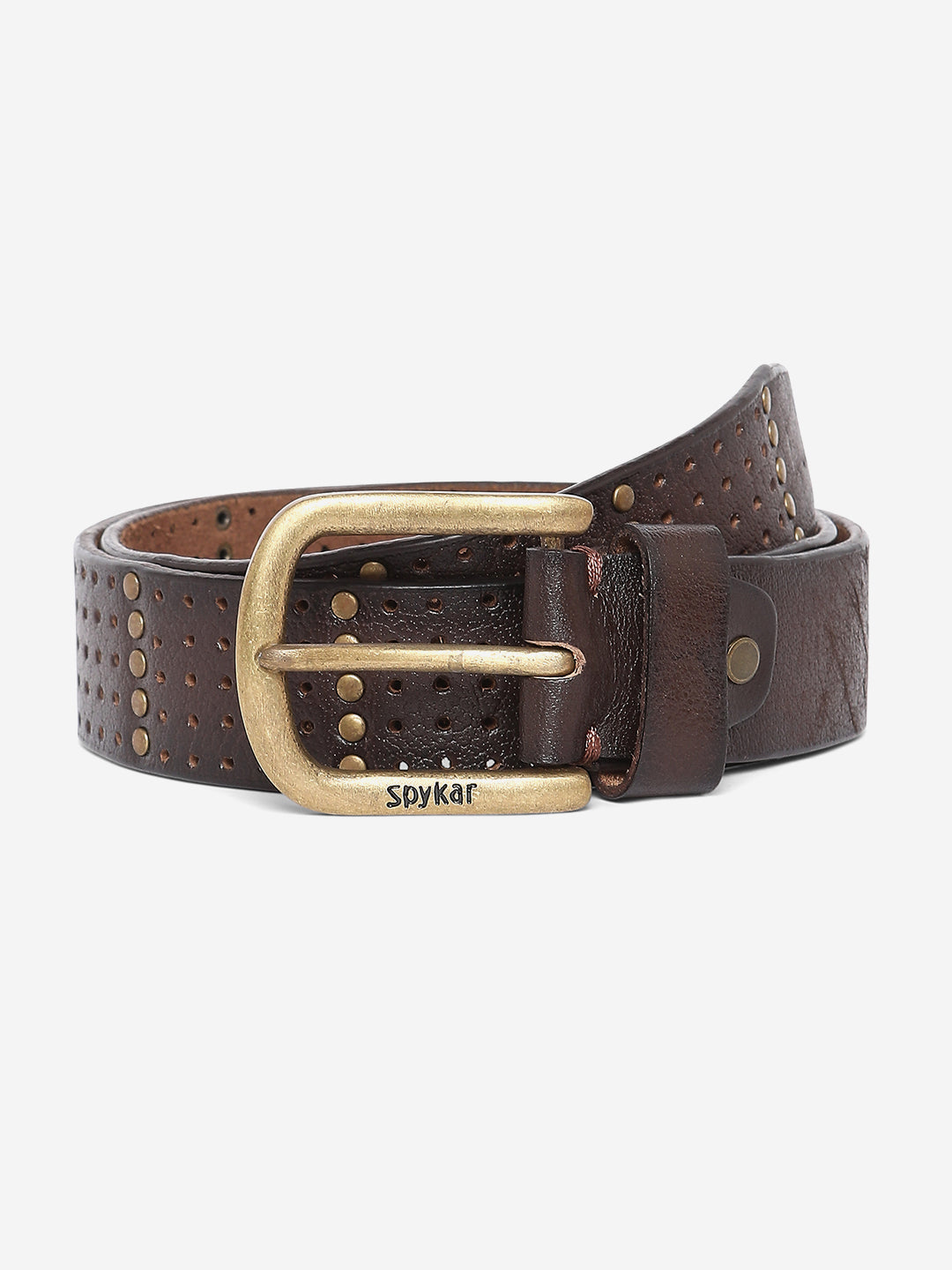 Spykar Men Brown Leather Belt