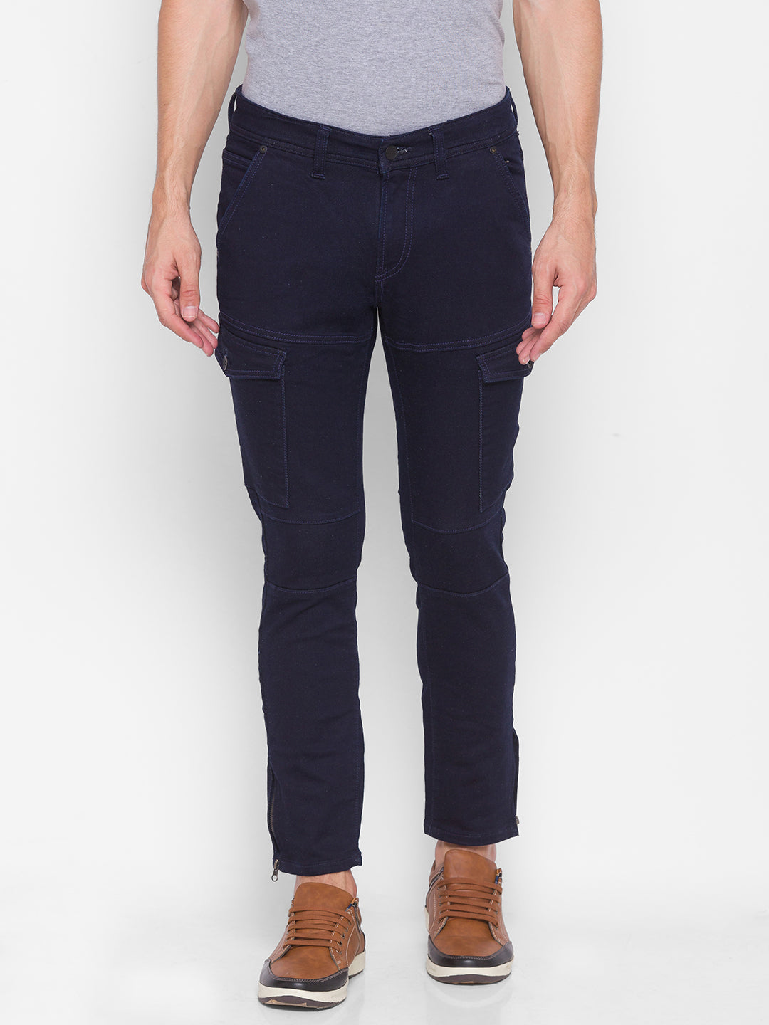 Spykar Blue Cotton Men Jeans (Kano)