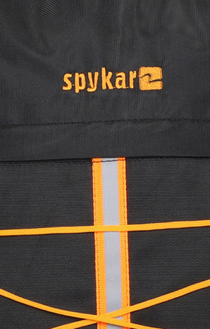 Spykar Black Solid Backpack