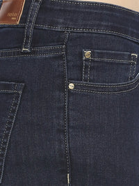 Spykar Women Raw Blue Lycra Skinny Fit - Clean Look Mid Rise Jeans-(Adora)