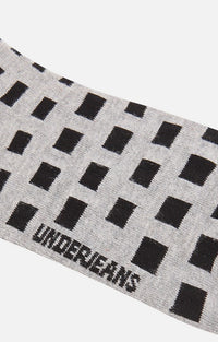 Men Premium Grey Black Ankle Length (Non Terry) Single Pair Of Socks- Underjeans By Spykar