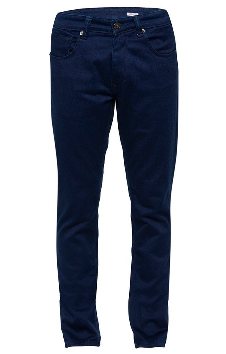 Spykar Men Blue Cotton Slim Fit Narrow Length Jeans (Skinny)