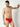 Underjeans By Spykar Men Premium Red Cotton Blend Brief