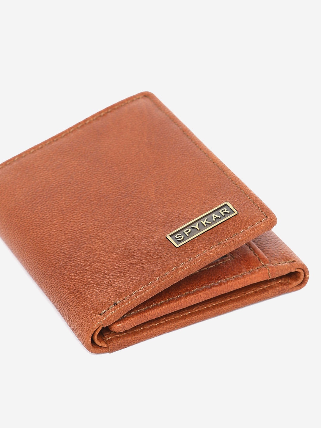Spykar Men Brown Leather Wallet