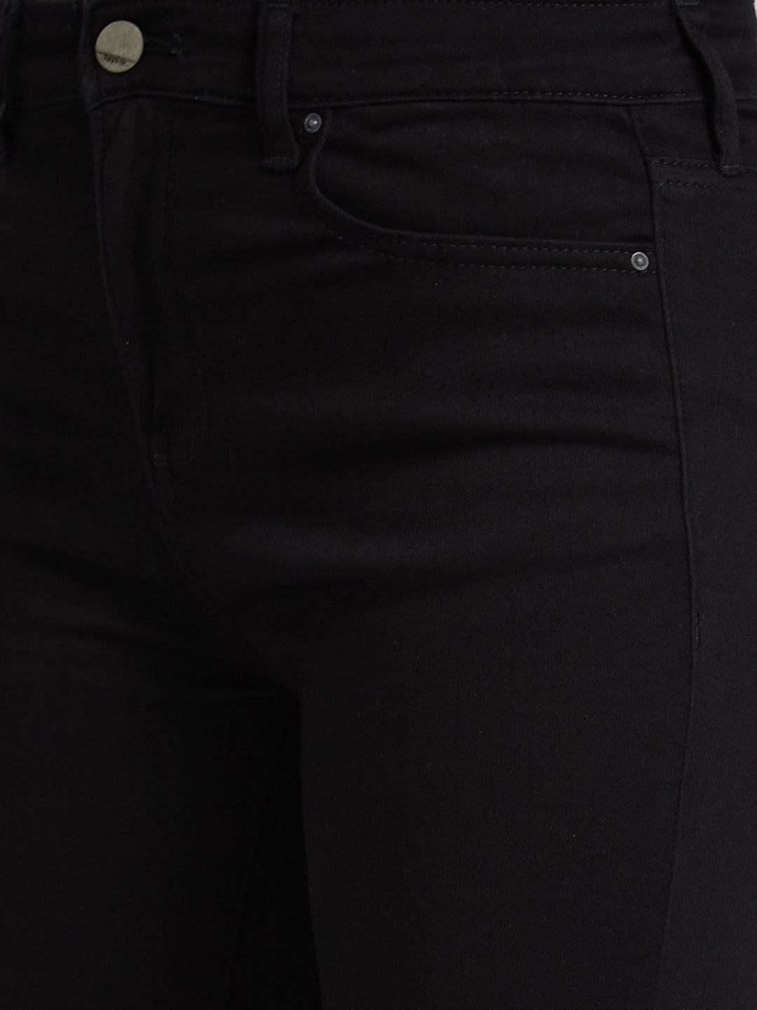 Spykar Women Black Lycra Skinny Fit Regular Length Jeans (Adora)