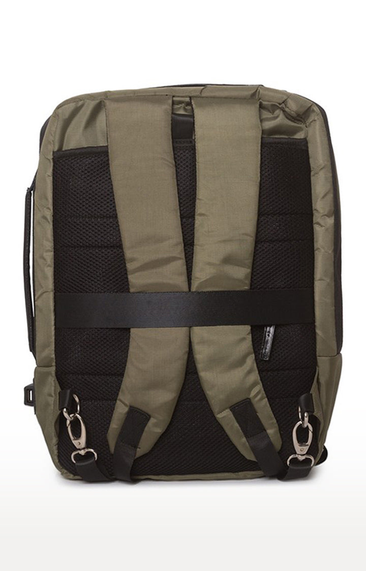 Spykar Green Polyster Backpack