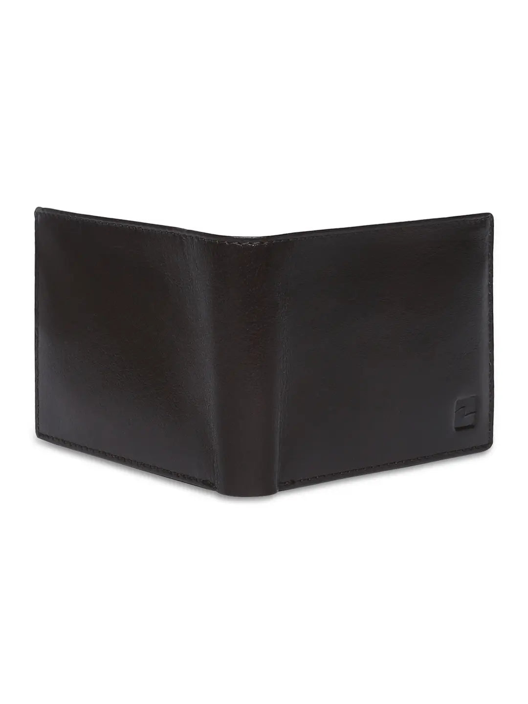 Spykar Men Brown Leather Bi-Fold Wallet