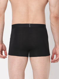 Underjeans By Spykar Men Premium Black Cotton Blend Trunk