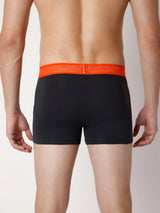 Men Premium Darkgrey Cotton Blend Trunk- Underjeans By Spykar