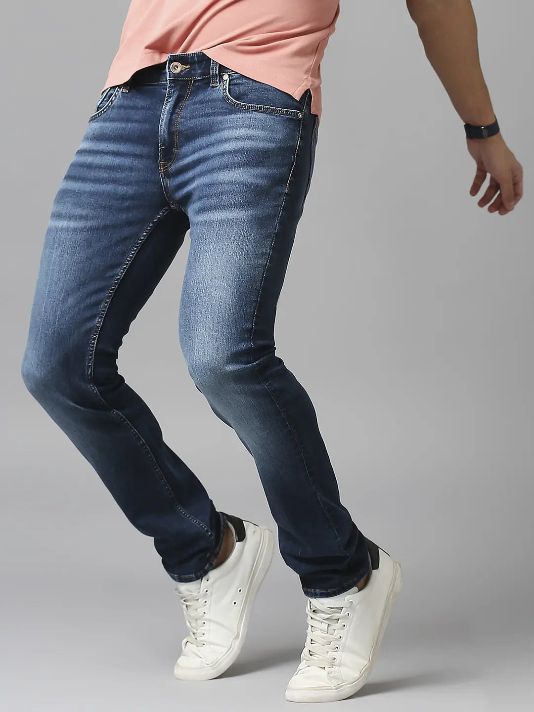 ONLY Blue Mid Rise Straight Leg Jeans | New Look